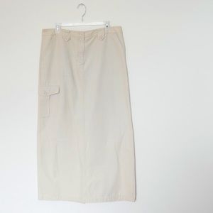 RW&CO Cream Canvas Skirt